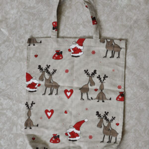 Põtrade ja päkapikkudega poekott