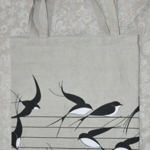 Pääsukestega poekott