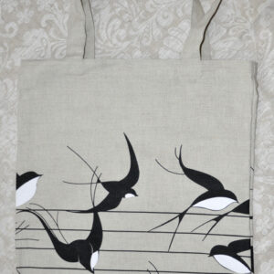 Pääsukestega poekott